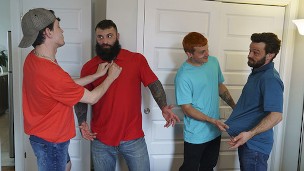 Hunk Step Dads Markus Kage & James Fox Reward Helpful Step Sons With Hot Cumshots – Twink Trade